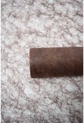 Fibre Linnen Chocobruin 60 cm x 25 meter Kadoverpakking
