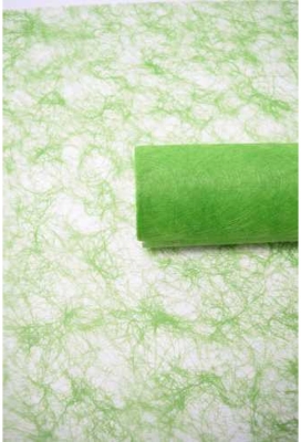 Fibre Linnen Groen 60 cm x 25 meter Geschenkverpakking