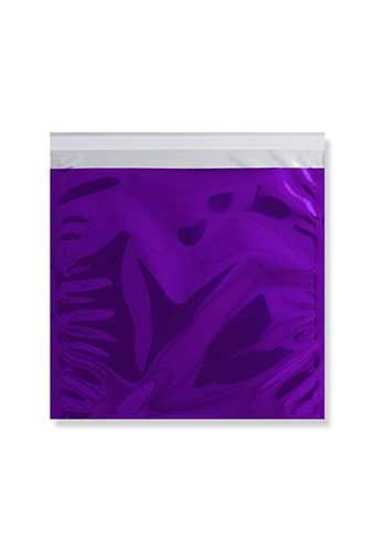 Folie Enveloppen Leuven Metallic Paars 22x22cm 100stuks