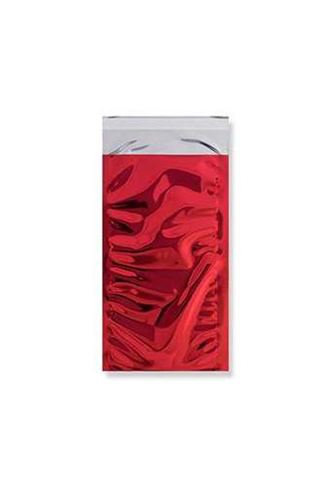 Folie Enveloppen Leuven Metallic Rood 11.4x22.9cm EA5 6 100stuks