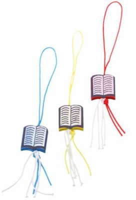 Gelukspoppetjes Boeken 2cm assortie kleuren 100stuks