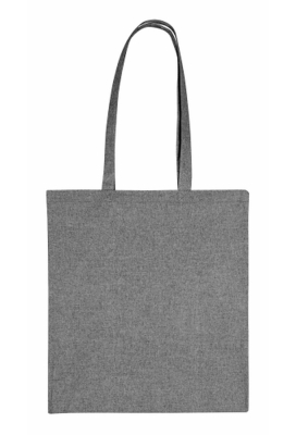 Gerecyclede Draagtassen Donker Grijs Met Hengsel 38x42cm 140gram 250st