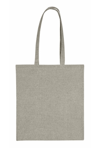 Gerecyclede Draagtassen Grijs Met Hengsel 38x42cm 140gram 250st