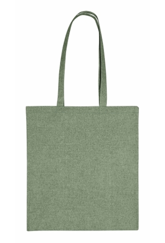 Gerecyclede Draagtassen Groen Met Hengsel 38x42cm 140 grams 250stuks