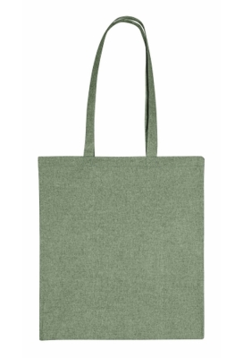Gerecyclede Draagtassen Groen Met Hengsel 38x42cm 140 grams 250stuks