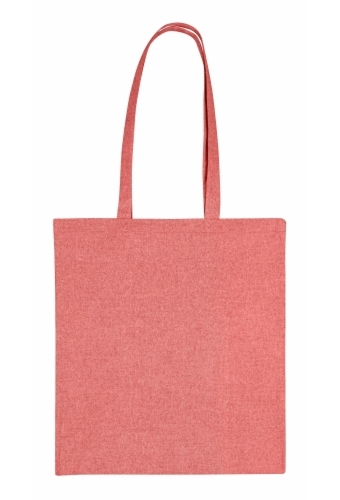 Gerecyclede Draagtassen Rood Met Hengsel 38x42cm 140 grams 250stuks