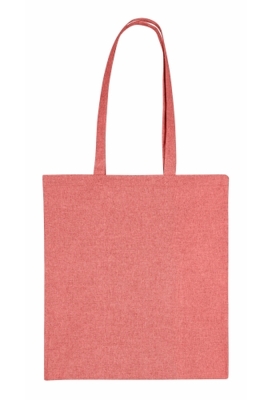 Gerecyclede Draagtassen Rood Met Hengsel 38x42cm 140 grams 250stuks