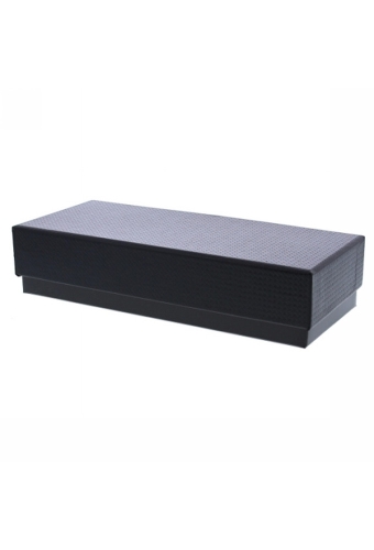 Geschenkdoos & Deksel Eco-chic Zwart 500gram 22x9.5x5cm 24stuks