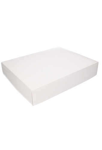 Geschenkdoos & Deksel Gaby Wit Blinkend 40x31x8cm 50stuks