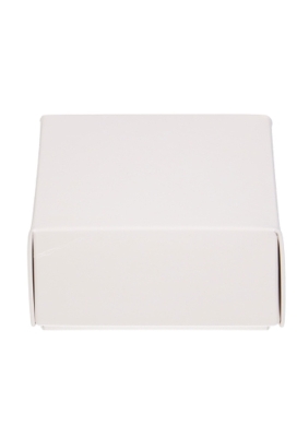 Geschenkdoos & Deksel Gaby Wit Blinkend 8x8x4cm 100stuks