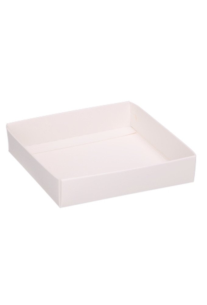 Geschenkdoos & Deksel Gaby Wit Mat 12x12x5.5cm 100stuks