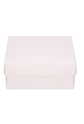 Geschenkdoos & Deksel Gaby Wit Mat 12x12x5.5cm 100stuks