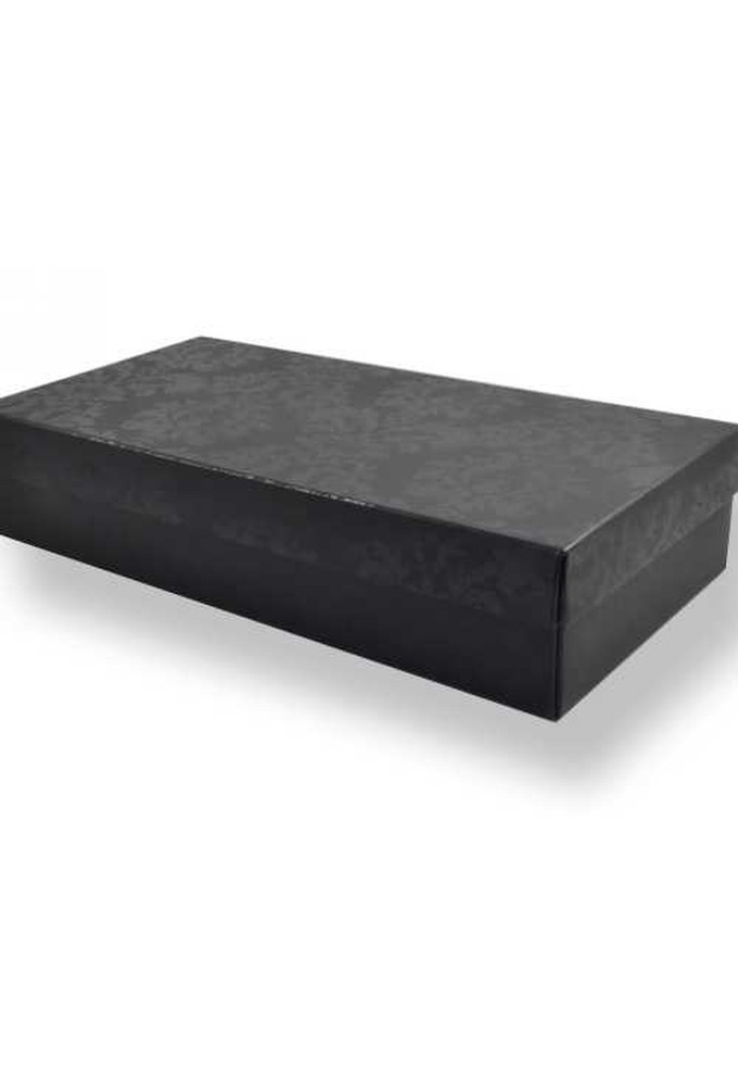Geschenkdoos 10.7x21.7x4.5cm Ivo Baroc Zwart 50stuks