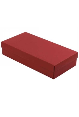 Geschenkdoos 10.7x21.7x4.5cm Ivo Mat Rood 50stuks