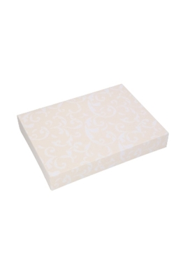 Geschenkdoos Cateringdoos Barok Creme 38x29x6cm 10stuks