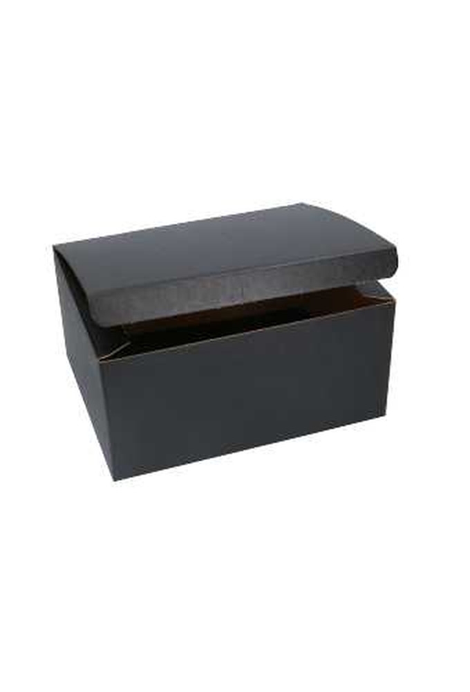 Geschenkdoos Delivery Box Zwart 25x20x12cm 435gram karton 10stuks