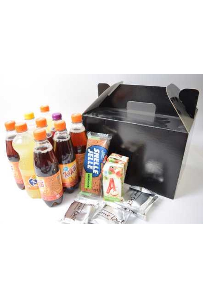 Geschenkdoos Draagdoos XL Met Handvat Kraft 30x20x20cm 25st OP IS OP