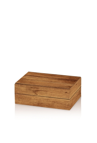 Geschenkdoos Klepdoos Timber 22x15x7.5cm 25stuks
