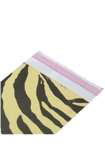 Kadozakjes Folie Mita Zebra Goud & Plakstrip 15x23.5+3cm 100stuks