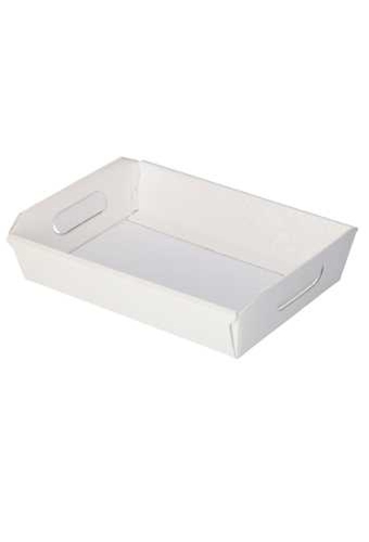 Geschenkdoos Korf Dalmatie Witte Dots Relief  22x16x5cm 50st OP IS OP