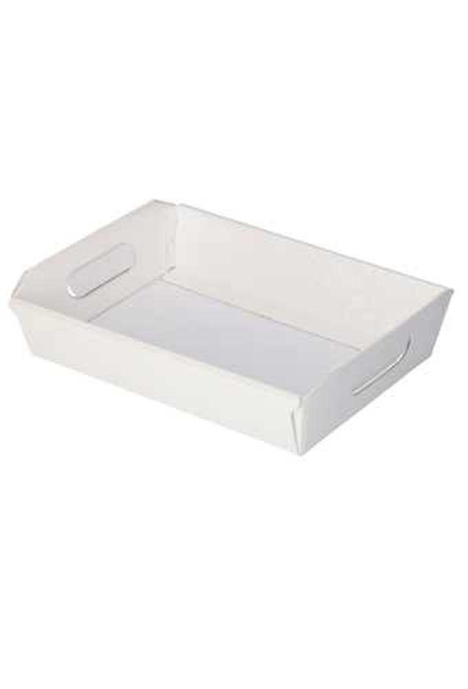 Geschenkdoos Korf Dalmatie Witte Dots Relief  22x16x5cm 50st OP IS OP