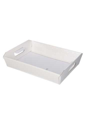 Geschenkdoos Korf Dalmatie Witte Dots Relief 35x26x7cm 30st OP IS OP