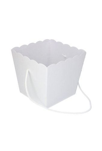 Geschenkdoos Korf Dudley Wit Met Koord 15x15x18cm 10stuks