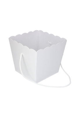 Geschenkdoos Korf Dudley Wit Met Koord 15x15x18cm 10stuks