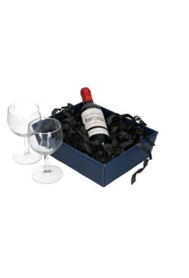 Geschenkdoos Korf Mera Spot Blauw 23x17x8cm 50stuks OP IS OP