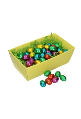 Geschenkdoos Korf Mera Stippen Geel 22x11x9.5cm 49stuks