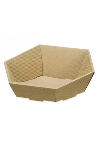 Geschenkdoos Korf Modern Naturel Middel 38x34x7.5-13cm 25stuks