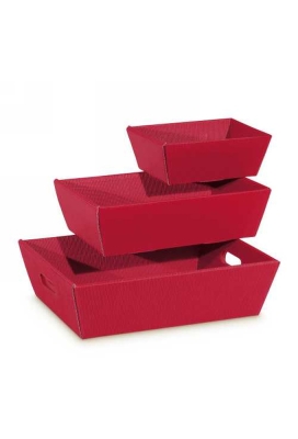 Geschenkdoos Korf Modern Rood 33x19x11cm 25stuks