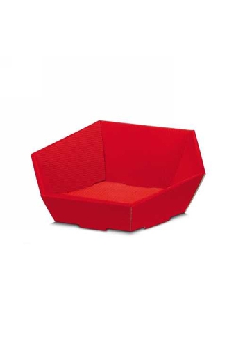 Geschenkdoos Korf Modern Rood Middel 38x34x7.5-13cm 25stuks