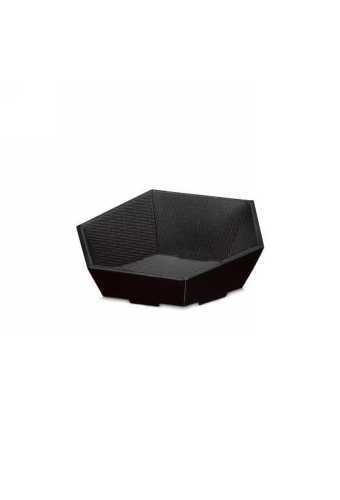 Geschenkdoos Korf Modern Zwart Klein 29x27x6-10.5cm 25stuks