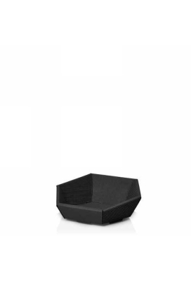 Geschenkdoos Korf Modern Zwart Mini 24x23x4.8-8.5cm 25stuks