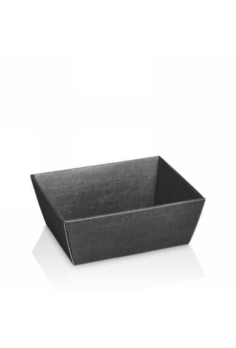 Geschenkdoos Korf Relief Antraciet 19x14x10cm 25stuks