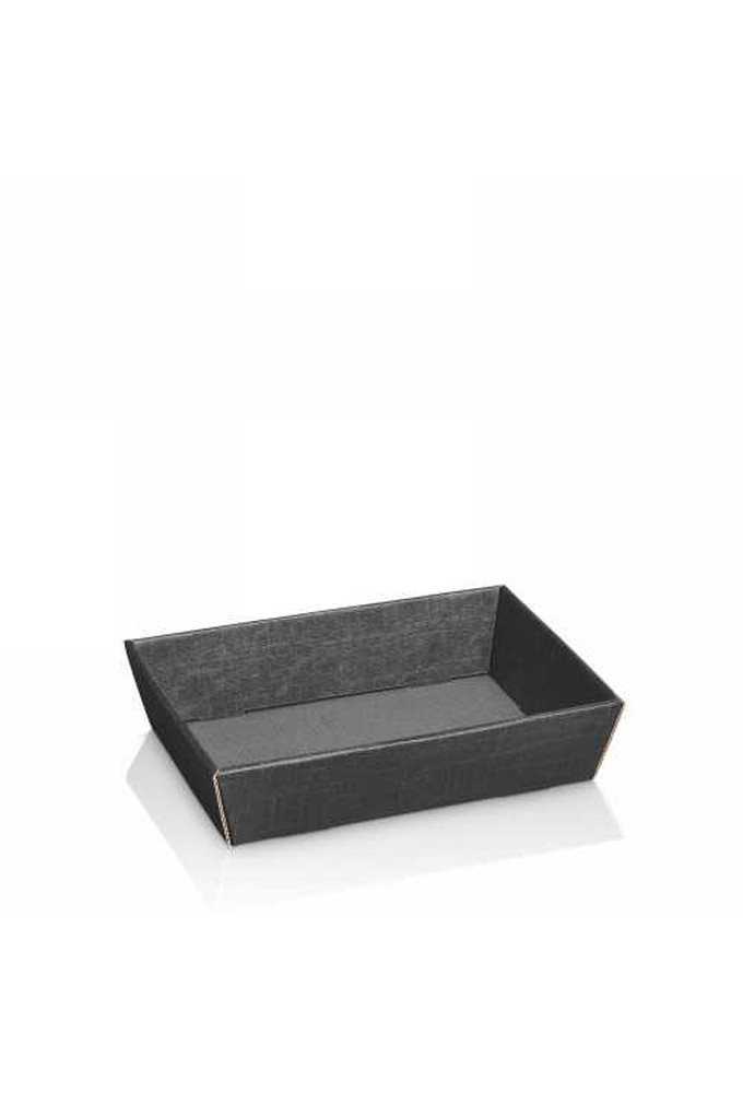 Geschenkdoos Korf Relief Antraciet 22x14x5.5cm 25stuks