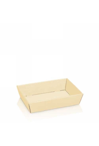 Geschenkdoos Korf Relief Creme 22x14x5.5cm 25stuks