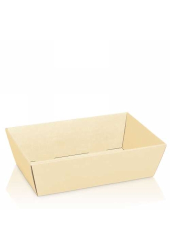 Geschenkdoos Korf Relief Creme 33x19x11cm 25stuks