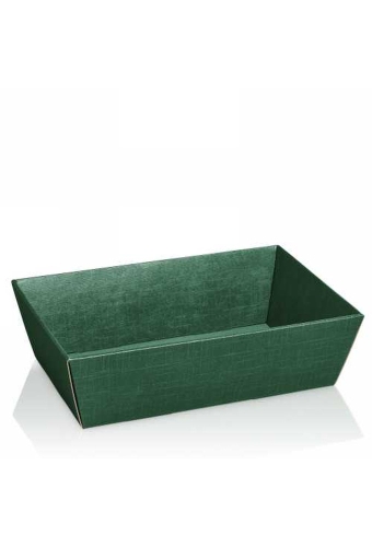 Geschenkdoos Korf Relief Groen 33x19x11cm 25stuks