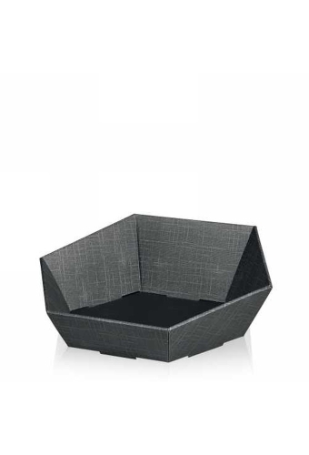 Geschenkdoos Korf Tarn Antraciet Middel 38x34x7.5-13cm 25stuks