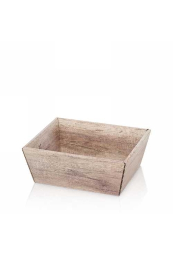 Geschenkdoos Korf Wood Dark 19x14x10cm 25stuks