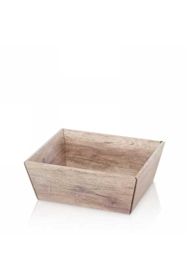 Geschenkdoos Korf Wood Dark 19x14x10cm 25stuks