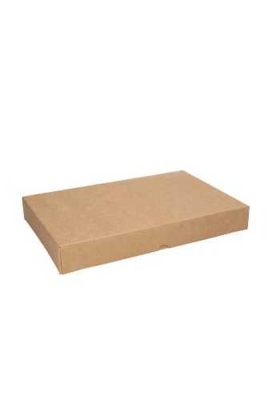 Geschenkdoos Rechthoekig & Deksel Budget Kraft 37.5x23.8x5cm 5stuks