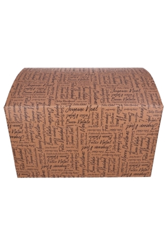 Geschenkdoos Zalig Kerstfeest Kraft & Klep 39x27x23.5cm 20stuks