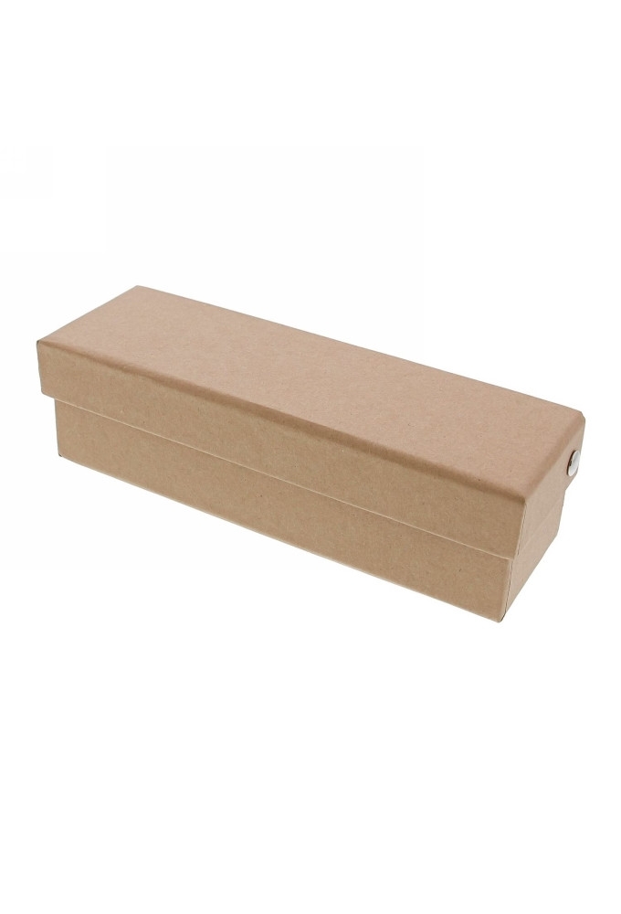 Geschenkdoosje & Scharnierdeksel rechthoekig kraft 19x6x5.5cm 10stuks