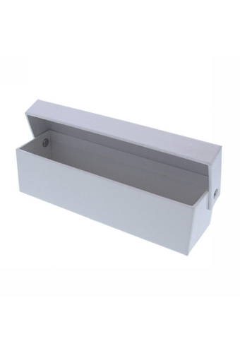 Geschenkdoosje & Scharnierdeksel rechthoekig wit 19x6x5.5cm 10stuks