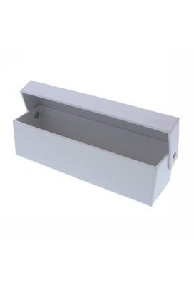 Geschenkdoosje & Scharnierdeksel rechthoekig wit 19x6x5.5cm 10stuks