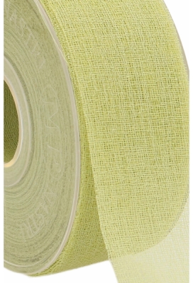 Geschenklint Naturel Polyester Delicate Groen 40mm x 25meter
