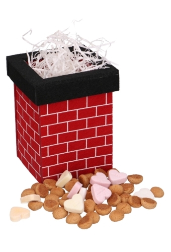 Geschenkmandje Vilt Schouw Sint 13x10x10cm 1stuks